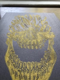 Image 6 of 'Clarity' Limited Gold Edition Blockprint