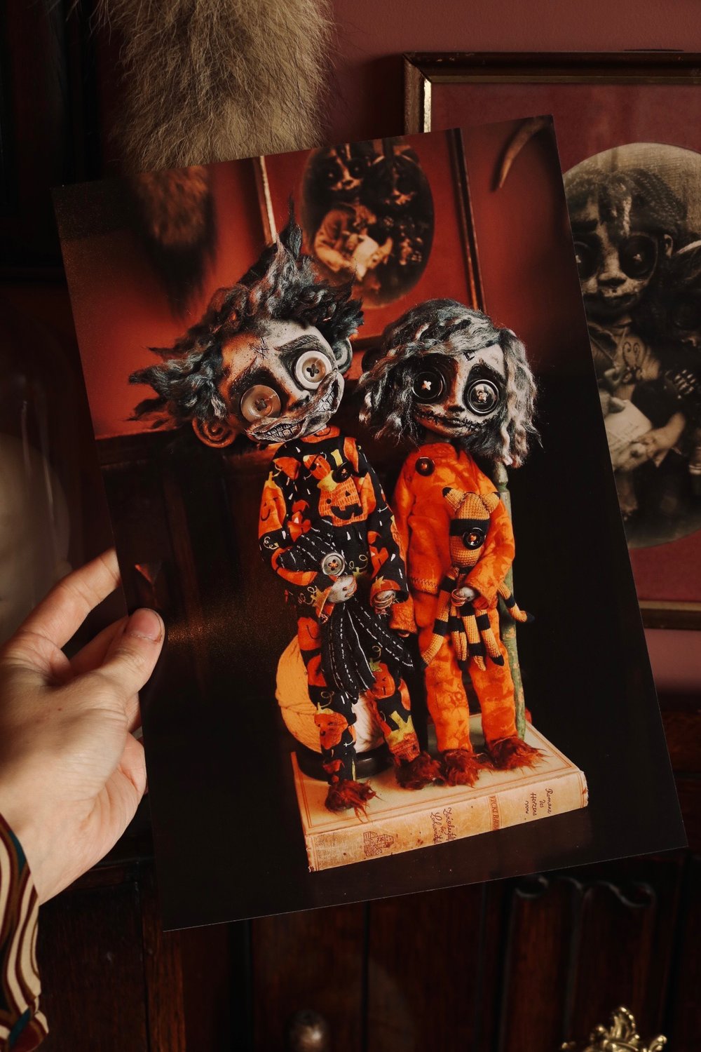Image of Halloween PJs Art Print
