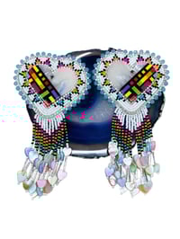 Image 1 of Super Mega Babe Inlay Earrings 