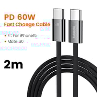 Image 3 of 6 Foot Type C to C  fast charging Cable White 