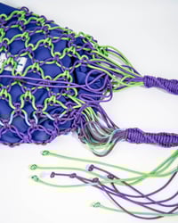 Image 3 of MACRAMÈ BAG - Acid Green / Purple 