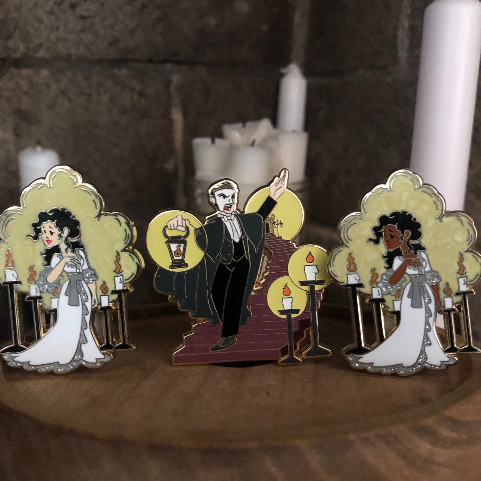 Musical Inspired “Enamel of the Opera” Pins | Lenlencreates Musical Inspired “Enamel of the Opera” Pins | Lenlencreates