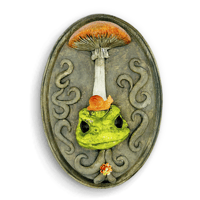 Large Sculpture: Mushroom Toad