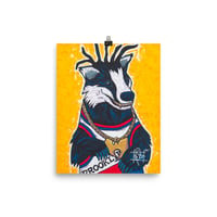 Image 1 of “Ol’ Dirty Badger” fine art matte print