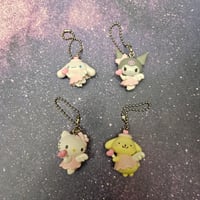 Sanrio Japan Pink Dreaming Angel Figure Keychains