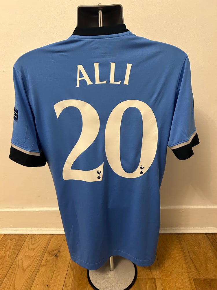 Image of Tottenham Hotspur “ALLI 20” 2015/16 Away Shirt + UEL patches  (M)