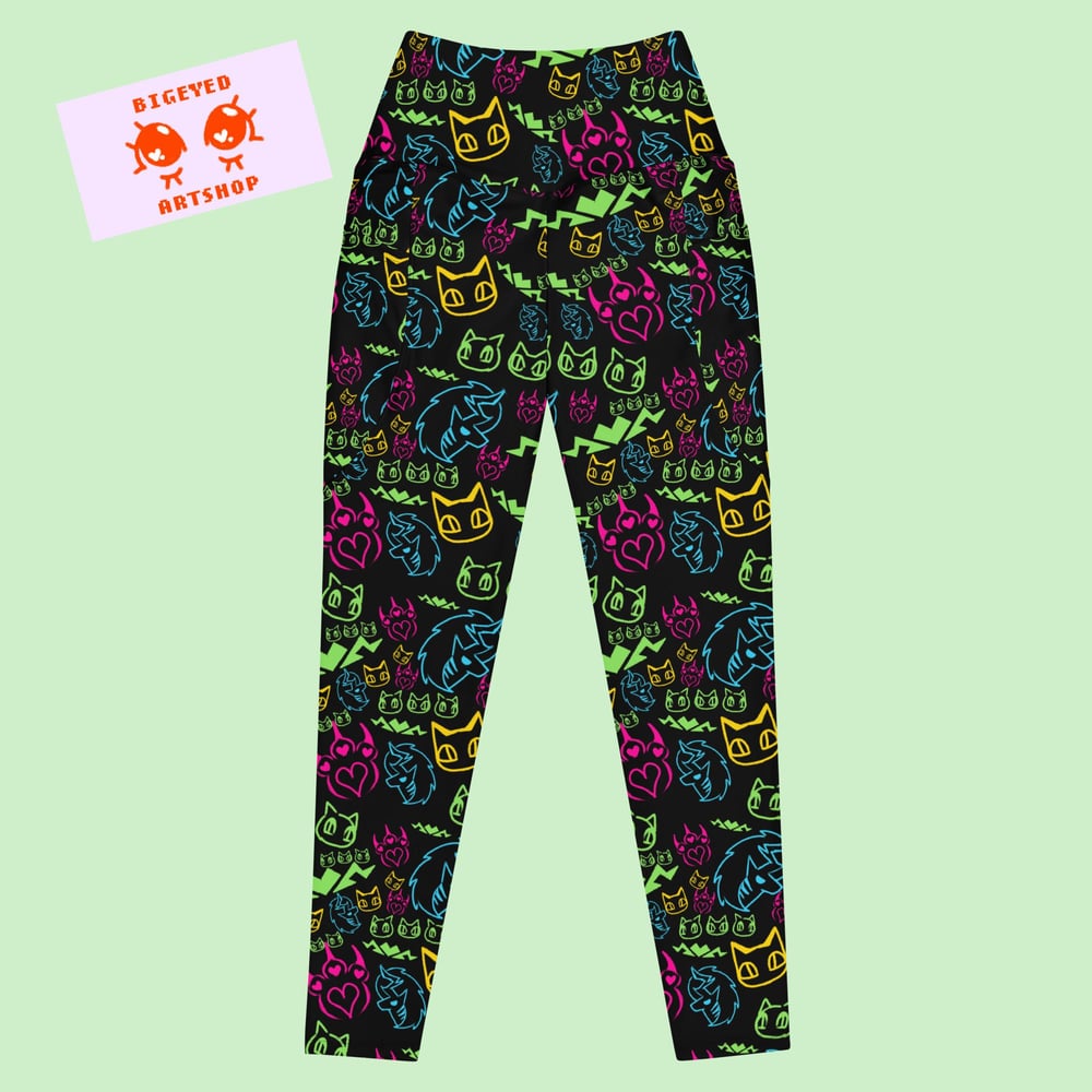 Image of TRITAILS GYM LEGGINGS WITH POCKETS