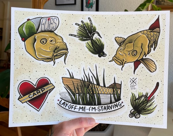 Image of Carp Flash Sheet