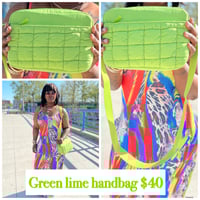 Green lime handbag 