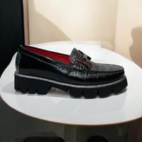 Image 1 of Di Chenzo 8866 Black Patent/ Grey 