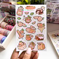 Image 3 of Orange Dessert | Matte Sticker Sheet