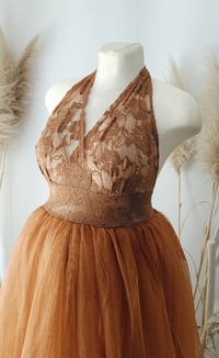 Image 5 of Photoshooting dress Carmilla | tulle |rusty brown |  size S-M