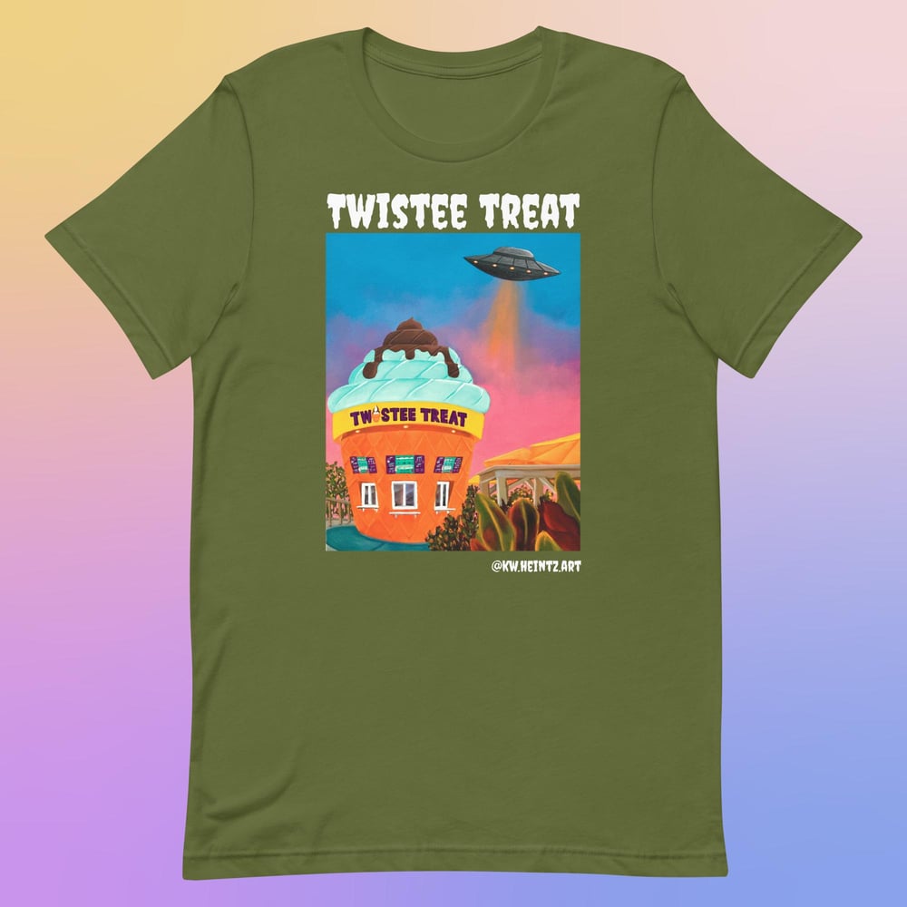 Image of Weird Florida Local Art Shirt | Twistee Treat Ice Cream Alien Abduction Shirt