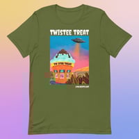 Image 2 of Weird Florida Local Art Shirt | Twistee Treat Ice Cream Alien Abduction Shirt