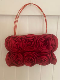 Image 3 of Satin rose bag