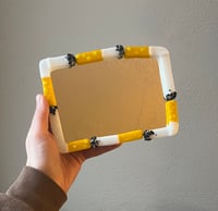 Image 5 of Fused Glass Cig Butt Mirror