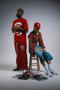 Image 4 of Red CCO Flare Pants 