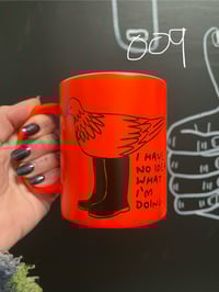Image 2 of *MISPRINT* Orange No Idea Mug #2