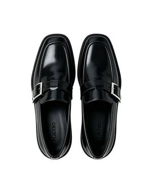 Square Toe Belt Loafer  