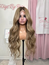 Image 1 of Human hair light brunette  (ready to ship) 