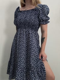 Image 1 of Blue flowers dress // M 