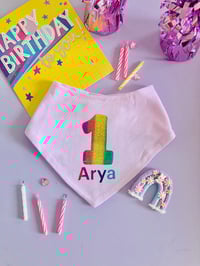 Rainbow one bib 