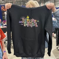 Image 1 of Biblically accurate gay bitch holo hoodie