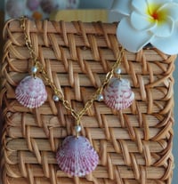 Image 2 of Triple Shell Necklace 