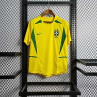 Image 1 of Brazil Retro 2002 World Cup Home Jersey