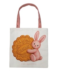 Image 1 of Bunny tote bag