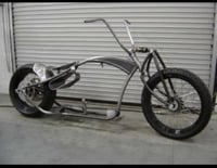 Image 3 of Tinworksinc Harley/Chopper/Bobber Single Shock Front End Girder USA Made
