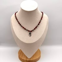Image 2 of Red Jasper Rose Necklace