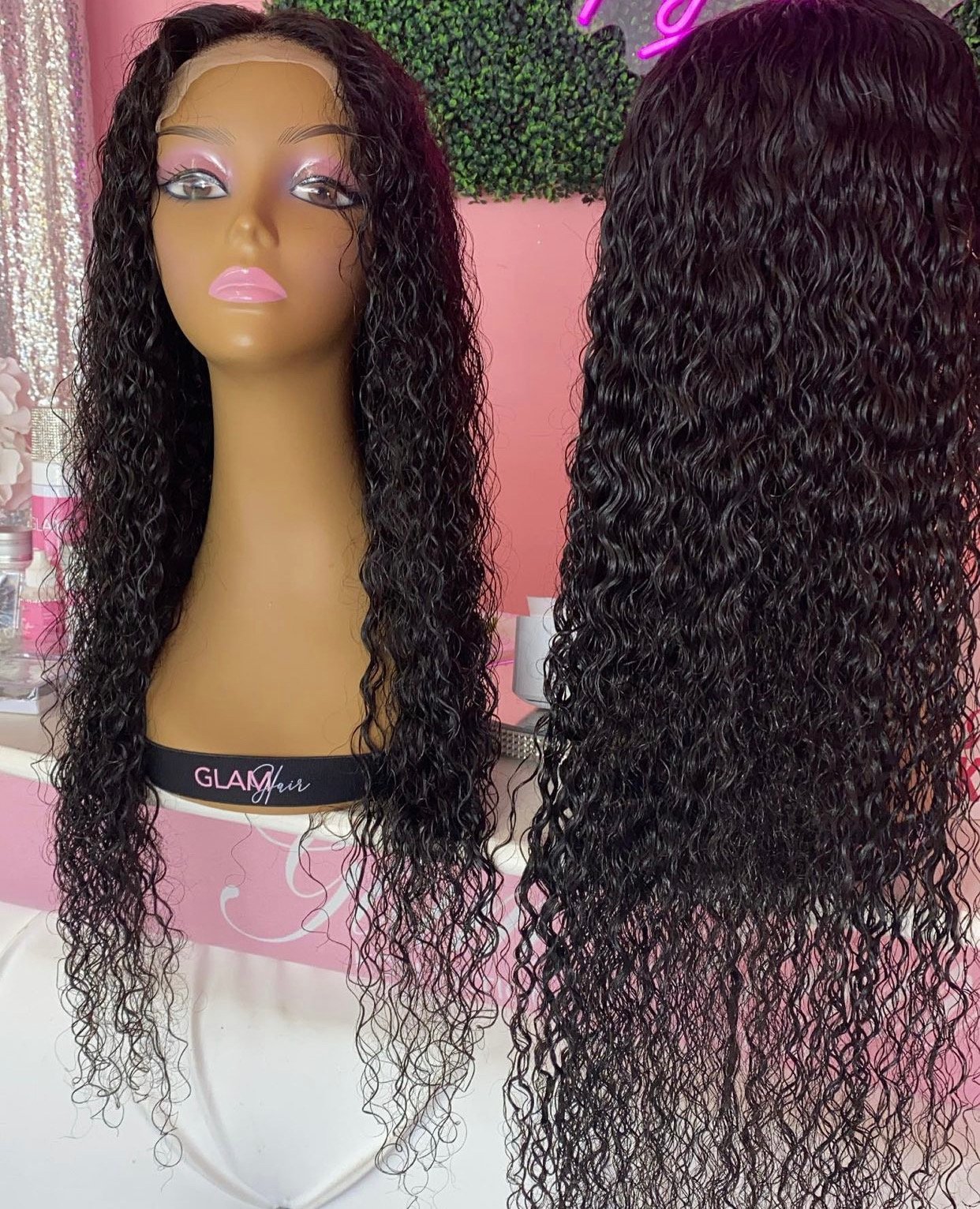 Image of BRAZILIAN JERRY CURL HD LACE WIGS 