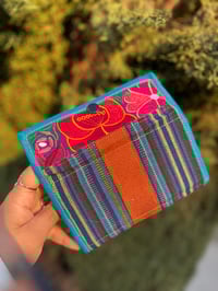 Image 2 of Handmade Wallet - Blue border
