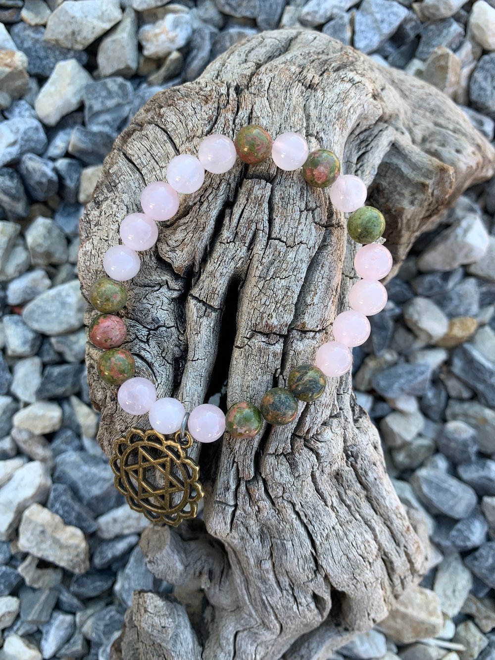 Image of Reiki Charged Heart Chakra Bracelet 