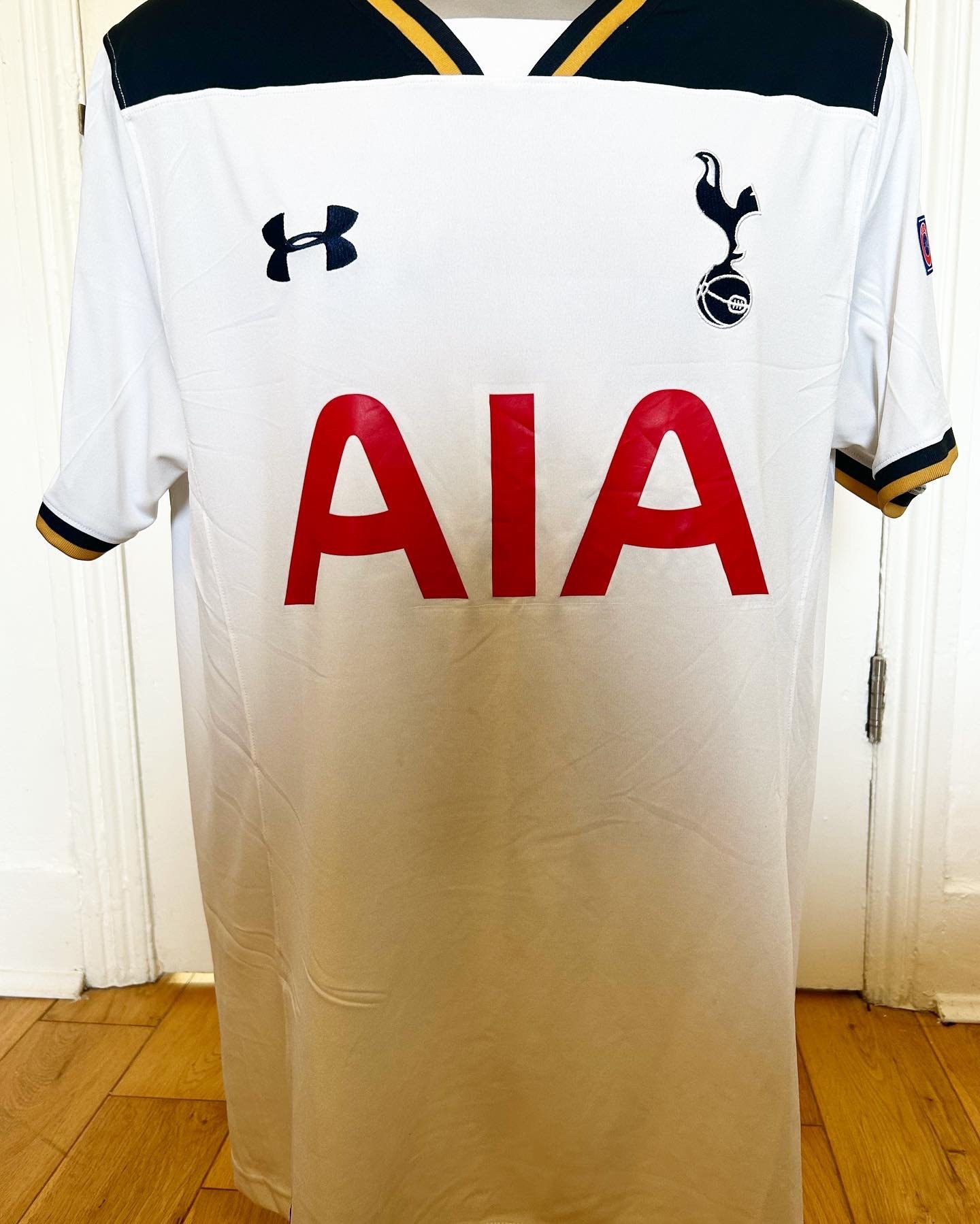 Image of Tottenham Hotspur “DEMBELE 19” 2016/17 Home Shirt + UCL patches (L)