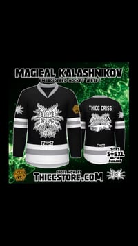 Image 1 of Magical Kalashnikov Embroidered Hockey Jersey