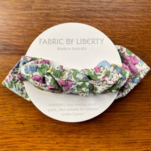 Image of Liberty Print Bow Scrunchie
