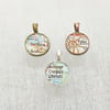 Vintage Map Charms
