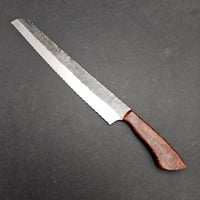 Image 2 of Bread knife w. Amboyna handle
