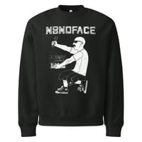 N8NOFACE "AZ-TECH SYNTH" by QETZA ART Oversized heavyweight sweatshirt