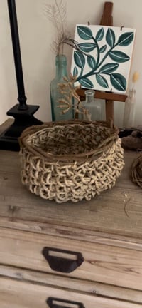 Image 2 of Italian hemp basket wotnot 