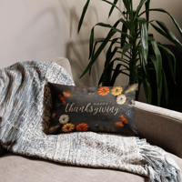 Image 3 of Premium Pillow (Happy Thanksgiving)