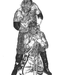 Image 1 of Print - Raven V. CM Punk, Death Before Dishonor ‘03