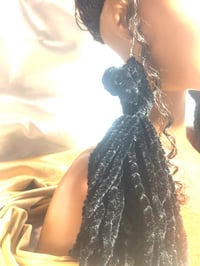 Image 3 of Black loop tassels