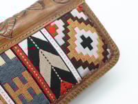 Image 8 of Syrian Leather Clutch Bags Geometric Print