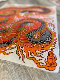 Image 3 of Original Fire Snake 50x60cm by Pliz