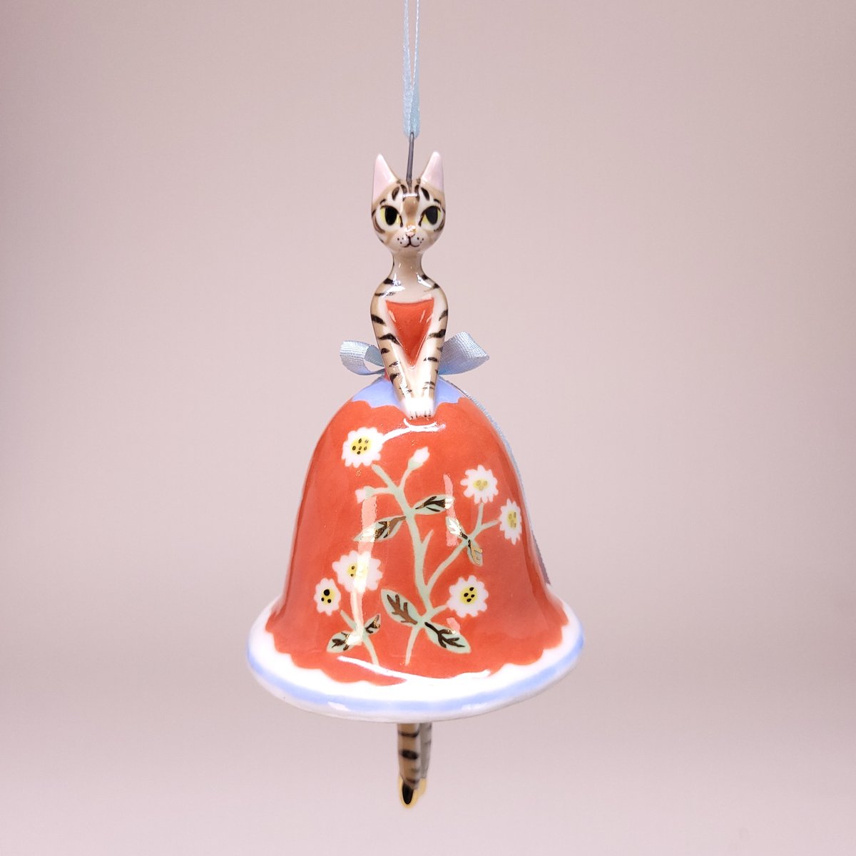 Image of The Unicorn Tapestry Porcelain Christmas Bell