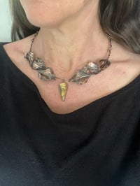 Image 3 of Birch and Turquoise Necklace