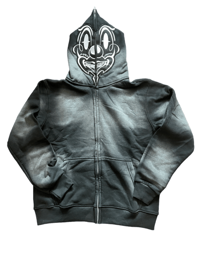 Image of Black “Misunderstood” Full Zip Hoodie